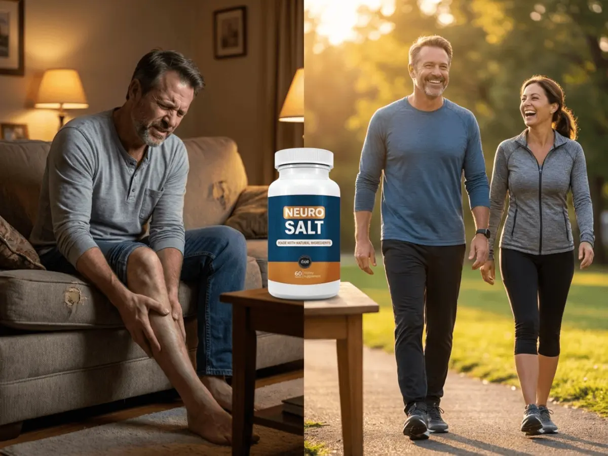 NeuroSalt transformation from nerve pain discomfort to comfortable daily mobility